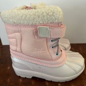 Pink Cat & Jack Snow Boots